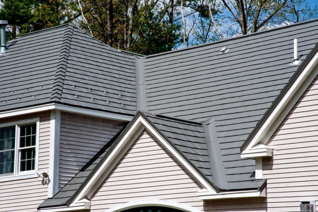 gray shingle roof